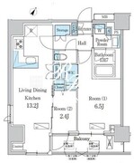 デュオフラッツ一之江ウエスト 1001 間取り図