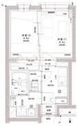 ラヴィエール荏原中延 202 間取り図