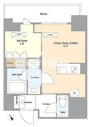 ルフォンリヴェント西巣鴨 802 間取り図