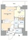 ルフォンリヴェント西巣鴨 1401 間取り図