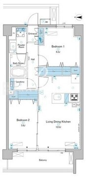 ルフォンプログレ赤羽 310 間取り図