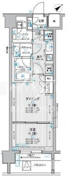 ミリアレジデンス東池袋 1005 間取り図
