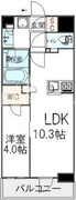 オープンレジデンシア新宿ザ・ハウス 104 間取り図