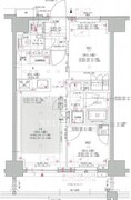 オープンレジデンシア新宿ザ・ハウス 302 間取り図