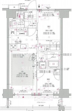 オープンレジデンシア新宿ザ・ハウス 302 間取り図