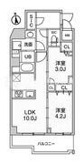エスレジデンス千住大橋ブロード 601 間取り図