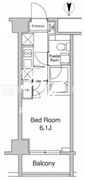 プラウドフラット蒲田2 208 間取り図
