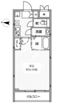 白金高輪レジデンス 502 間取り図