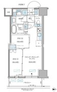 パークアクシス住吉ガーデンスクエア 407 間取り図