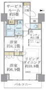 ブリリアイスト東雲キャナルコート 318 間取り図