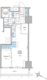 ルフォンプログレ北新宿 1307 間取り図