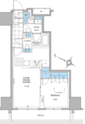 ルフォンプログレ北新宿 703 間取り図