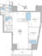 ルフォンプログレ北新宿 1304 間取り図