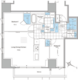 ルフォンプログレ北新宿 1306 間取り図