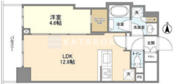 コンフォリア桜上水 705 間取り図