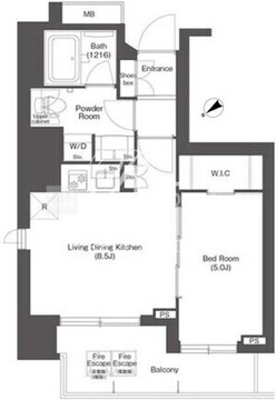 コンフォリア新中野 509 間取り図
