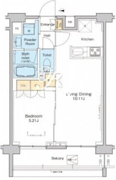 プラウドフラット中野 521 間取り図