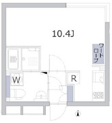 アレーロ大岡山 302 間取り図