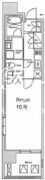 プレミアムキューブ秋葉原 1001 間取り図