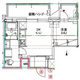 レジデンス清澄白河スクエア 605 間取り図