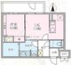 ラヴィエール大島＆ｍｅｗ 202 間取り図