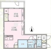 ラヴィエール大島＆ｍｅｗ 401 間取り図