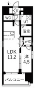 スプランディッド門前仲町 1001 間取り図