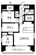 スプランディッド門前仲町 1203 間取り図