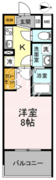 D-room早稲田 106 間取り図