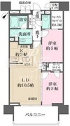 ザ・パークハウス東中野プレイス 702 間取り図