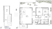 グランデュオ三軒茶屋12 401 間取り図