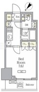 ラティエラ武蔵小山レジデンス 202 間取り図