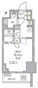 ラティエラ武蔵小山レジデンス 205 間取り図