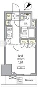 ラティエラ武蔵小山レジデンス 402 間取り図