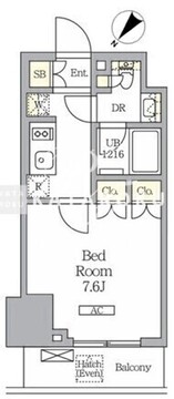 ラティエラ武蔵小山レジデンス 402 間取り図