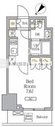 ラティエラ武蔵小山レジデンス 502 間取り図