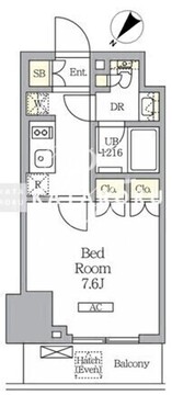 ラティエラ武蔵小山レジデンス 502 間取り図