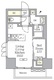 ラティエラ武蔵小山レジデンス 503 間取り図