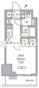 ラティエラ武蔵小山レジデンス 1702 間取り図