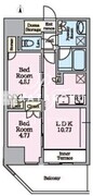 リビオメゾン東陽町ヒュッテ 401 間取り図