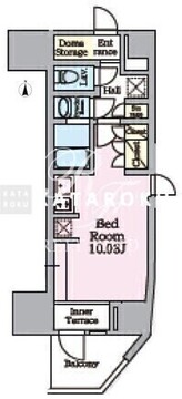 リビオメゾン東陽町ヒュッテ 1103 間取り図