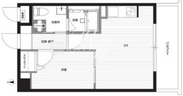 カスタリア千駄ヶ谷 402 間取り図