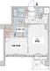 カスタリア三宿 403 間取り図