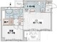 カスタリア三宿 401 間取り図