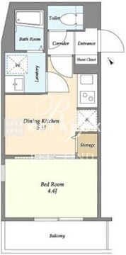 ヴィラクレール西馬込 208 間取り図