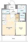 ヴィラクレール西馬込 406 間取り図