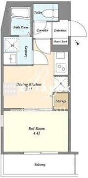 ヴィラクレール西馬込 408 間取り図