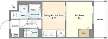 ヴィラクレール西馬込 501 間取り図