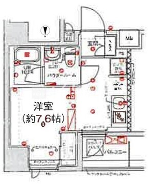 スパシエ新高円寺 201 間取り図