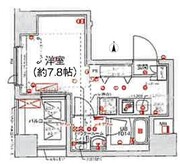 スパシエ新高円寺 203 間取り図